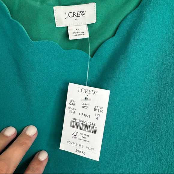 J.Crew Factory scallop edge cami - Picture 2 of 3